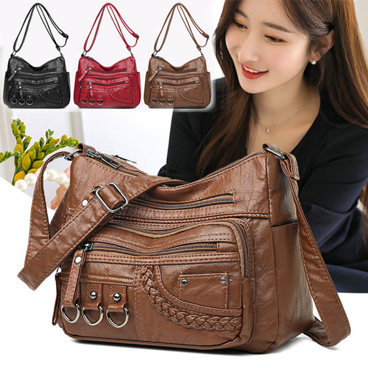 💥👜2026 nowa torba na ramię / crossbody z miękkiej skóry o dużej pojemności