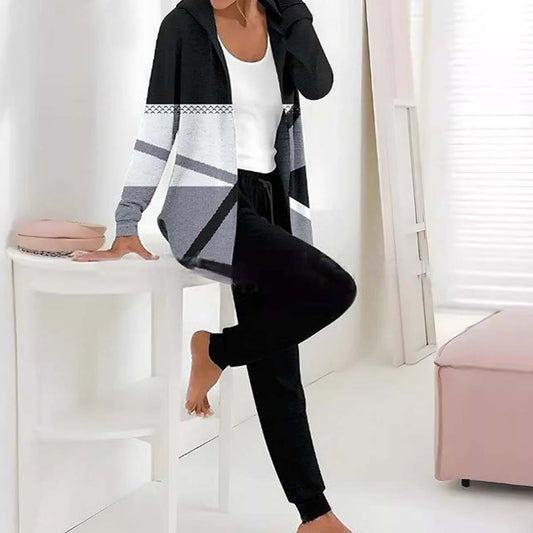 💖 Nov preprost bombažni komplet za jesen in zimo 2025