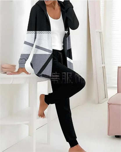 💖 Nov preprost bombažni komplet za jesen in zimo 2025