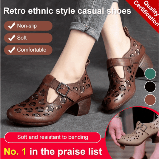 🥰🔥【35-41】2026 nowe damskie sandały na grubym obcasie z miękkim spodem