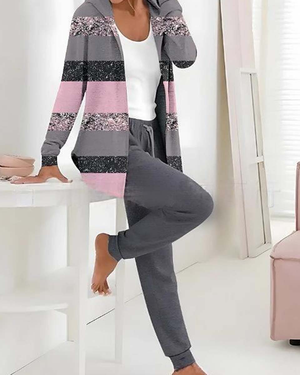 💖 Nov preprost bombažni komplet za jesen in zimo 2025