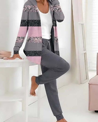 💖 Nov preprost bombažni komplet za jesen in zimo 2025