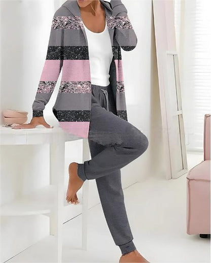 💖 Nov preprost bombažni komplet za jesen in zimo 2025