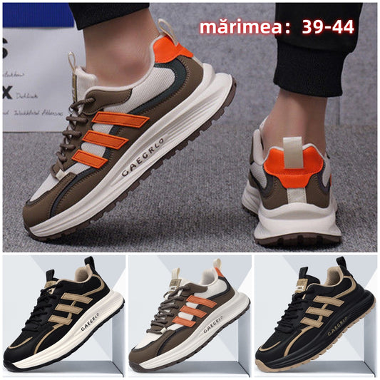 【39-44】 Wodoodporne i odporne na plamy skórzane buty sportowe z miękką podeszwą dla maksymalnego komfortu.