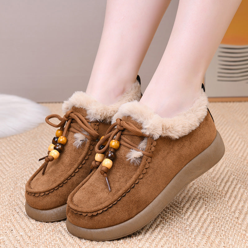 【36-41】🔥🏆Nowe zimowe, ciepłe damskie mokasyny z podszewką z polaru