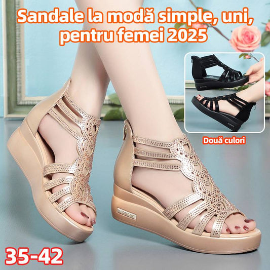 👡【35-40】Novi modni enobarvni ženski sandali