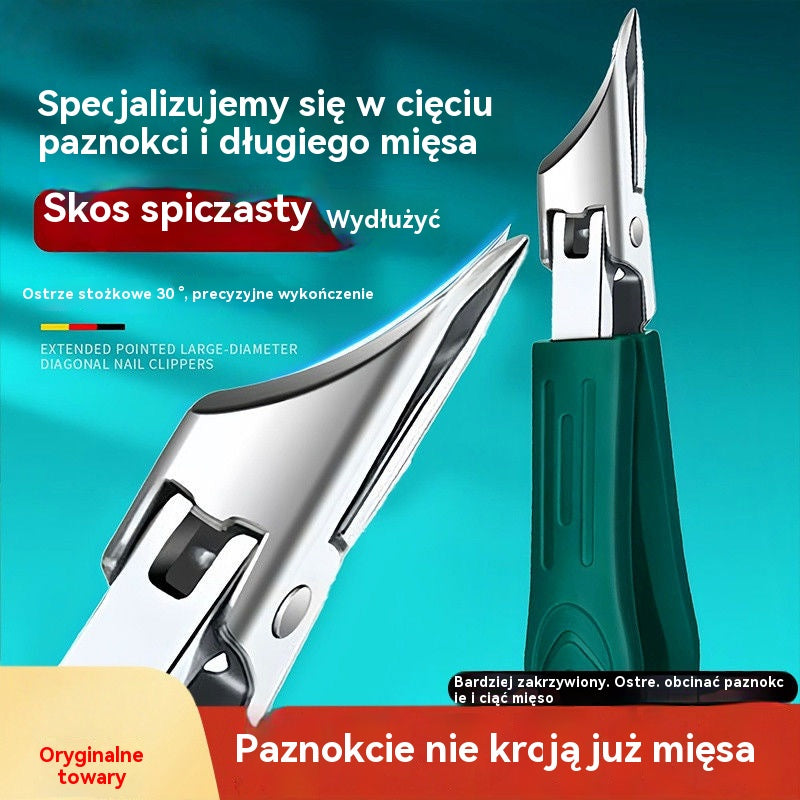 🔥【Kup 1 dostań 1 za darmo】【Zestaw 3 sztuk x2】Obcinacz do paznokci z zabezpieczeniem przed rozpryskiwaniem i krawędzią ściętą pod kątem 25°